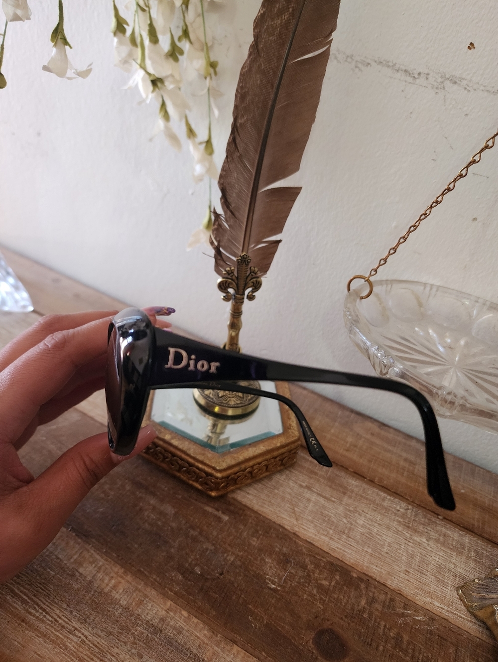Christian Dior DiorPanther 2 Sunglasses Black Gold – Made in Italy – Luxury Desi - Picture 9 of 10